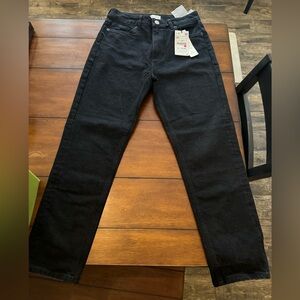 Women’s Zara brand new with tag black high rise jeans